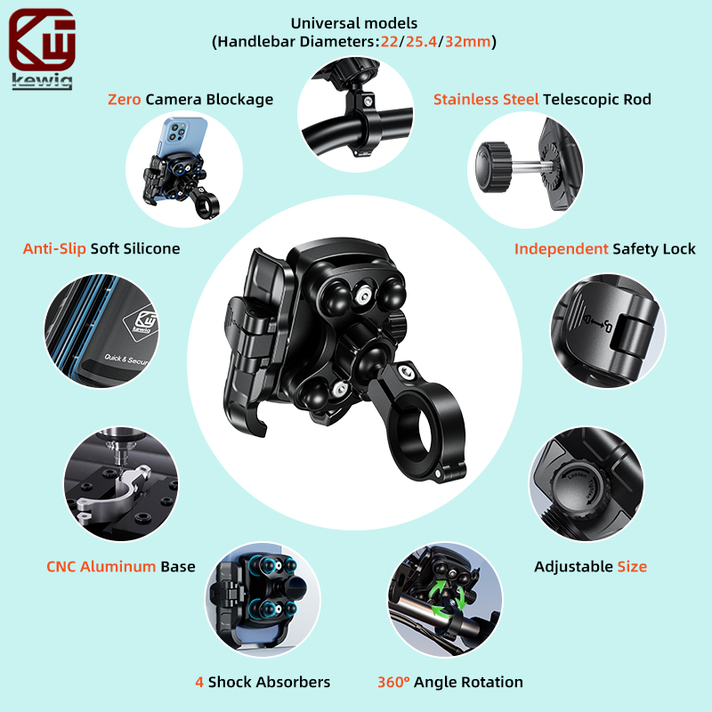 Kewig M8SP Motosiklet Telefon  - Commuter Bike Lock incelemesi ve fiyatı
