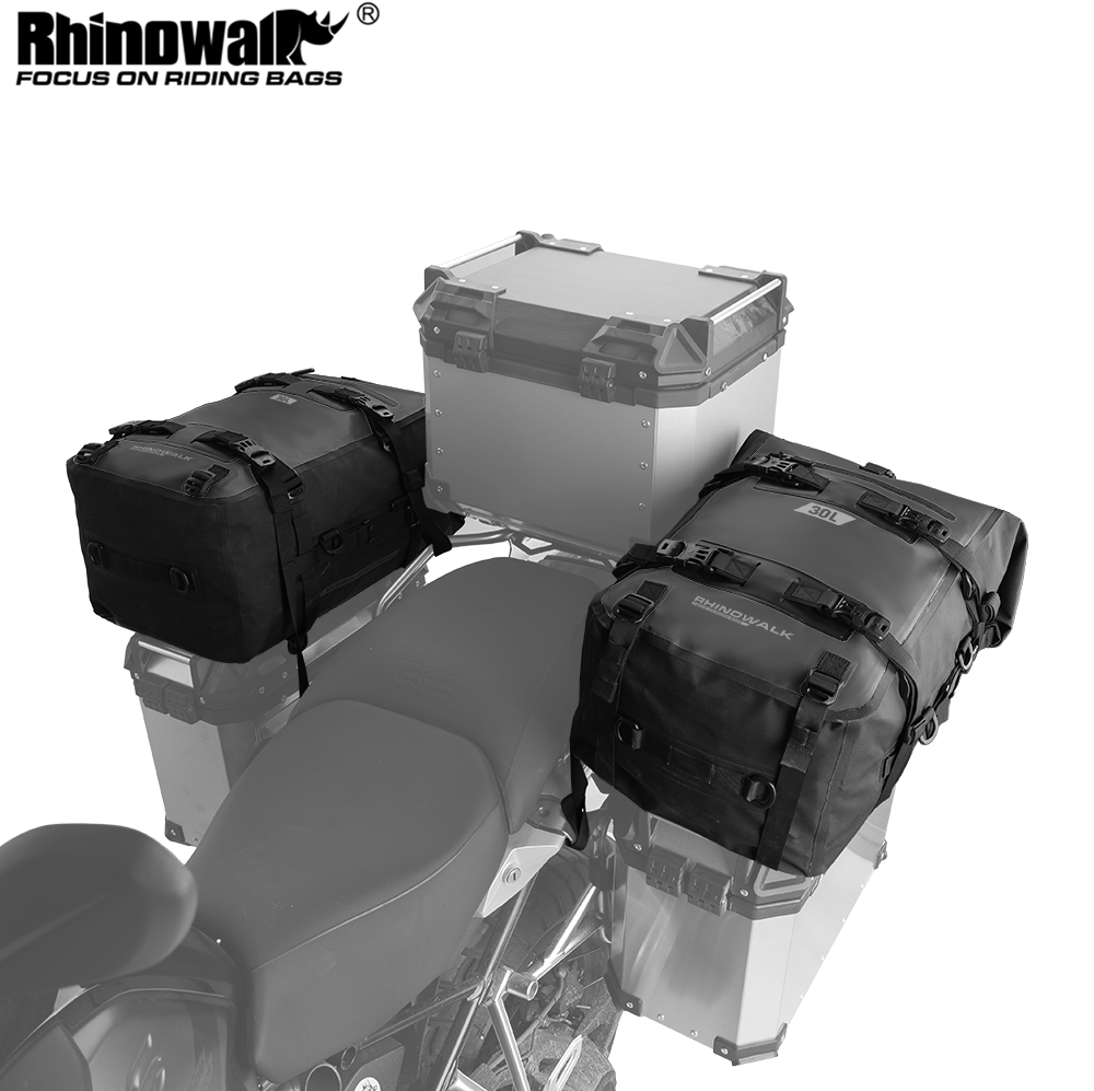 Rhinowalk motosiklet kutusu üs - Panniers Waterproof Rear incelemesi ve fiyatı